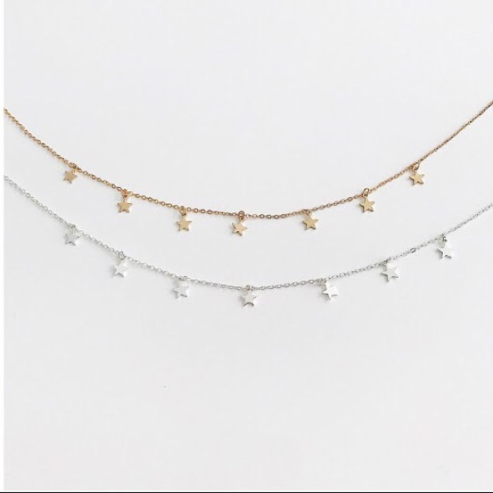 🆕Gold Star Tassel Choker - Picture 2 of 7